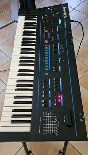 Sequential Circuits-Prophet VS keyboard + cartrige